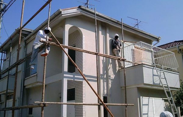 大阪府岸和田市　外壁塗装工事 (2)