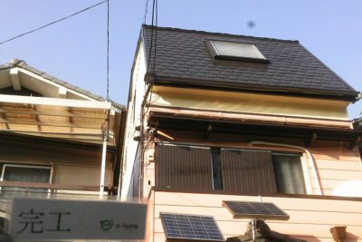 大阪府堺市　屋根、外壁塗装工事 (2)