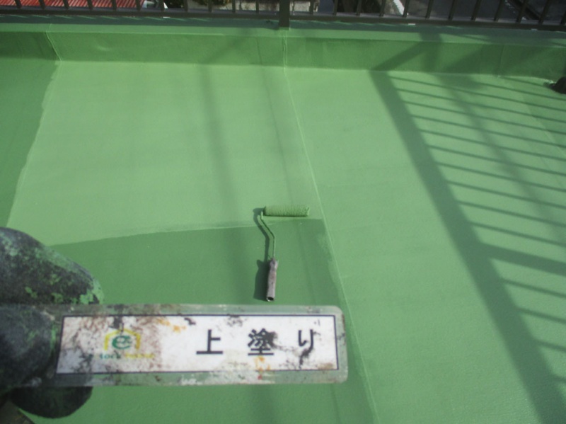 和歌山県紀の川市で陸屋根の防水工事を行いました！1 (4)