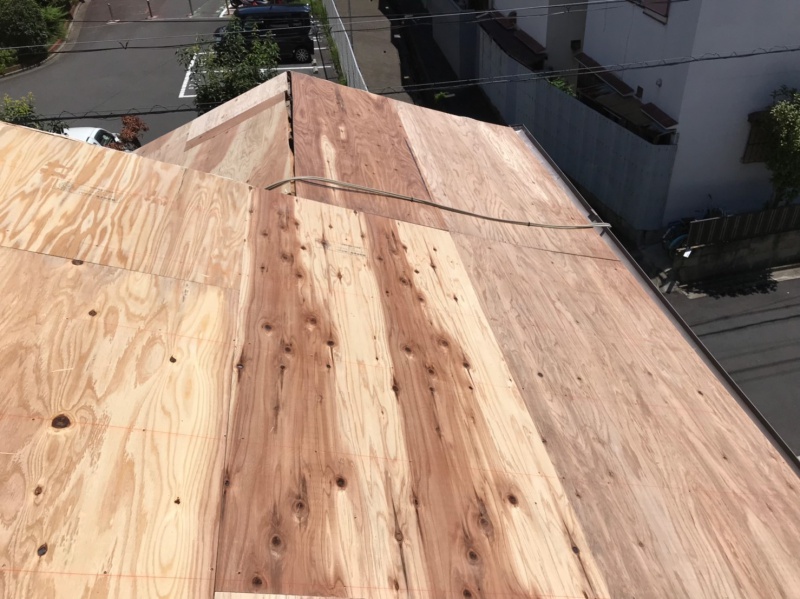 大阪府東大阪市　屋根葺き替え工事をいたしました (4)