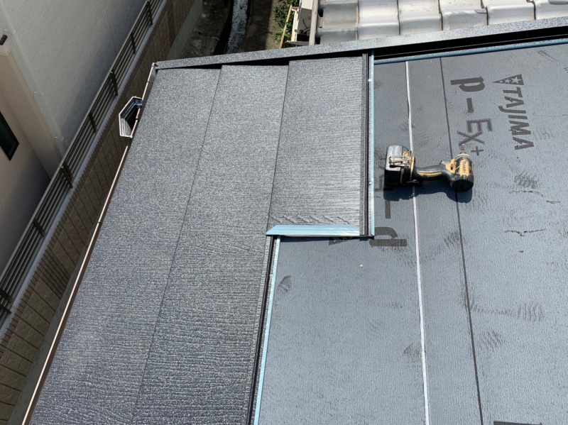 大阪府東大阪市　屋根葺き替え工事をいたしました (6)