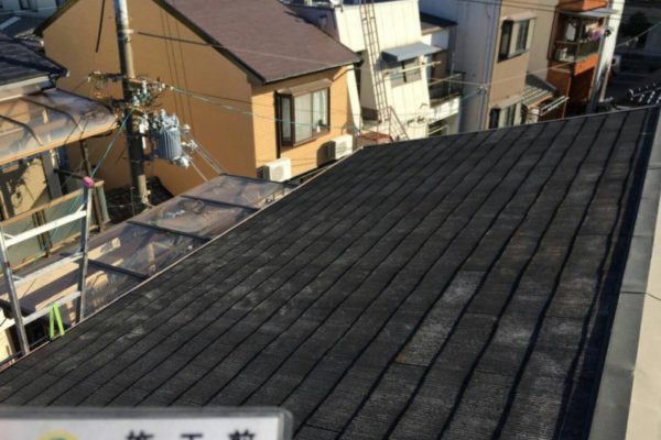 大阪府大阪市　屋根塗装工事 (1)