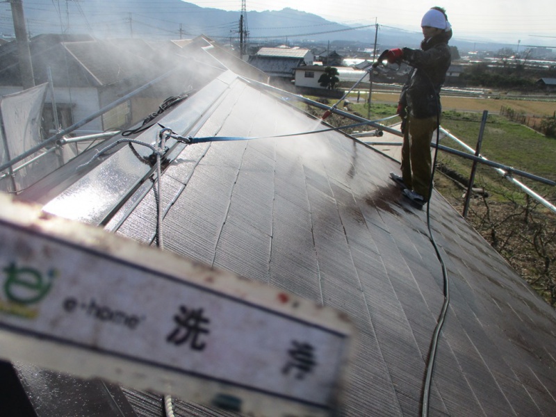 和歌山県　屋根塗装工事 (3)
